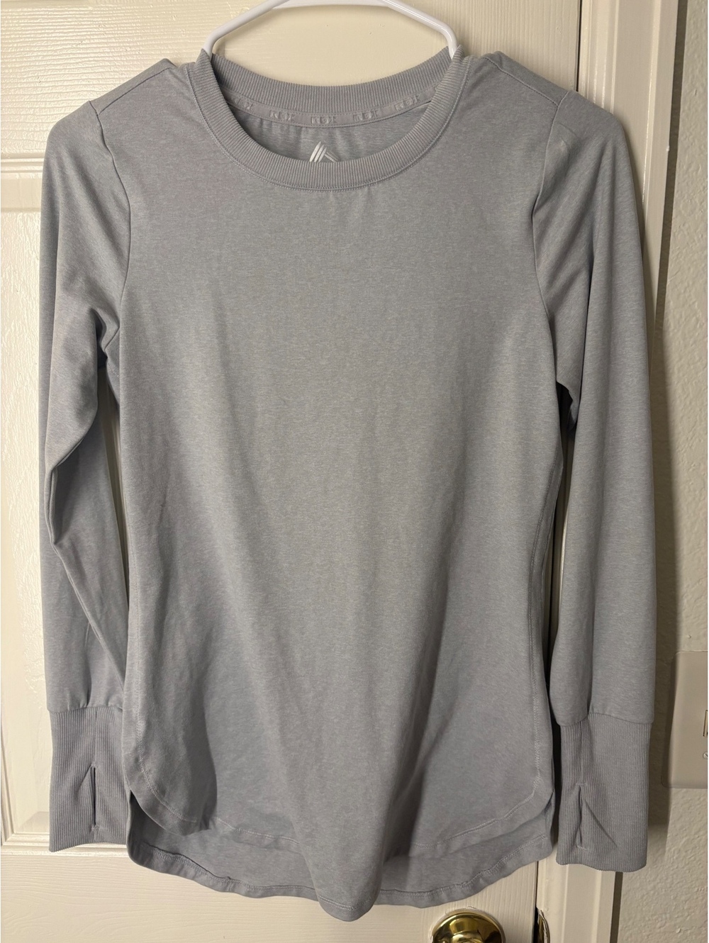RBX Women's Long Sleeve T-Shirt Gray Size Medium